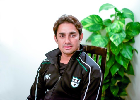 Saeed Ajmal International Cricketer portrait
